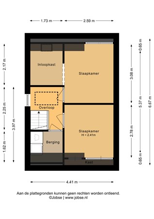 Floorplan - Polstraat 7, 3752 CA Bunschoten-Spakenburg